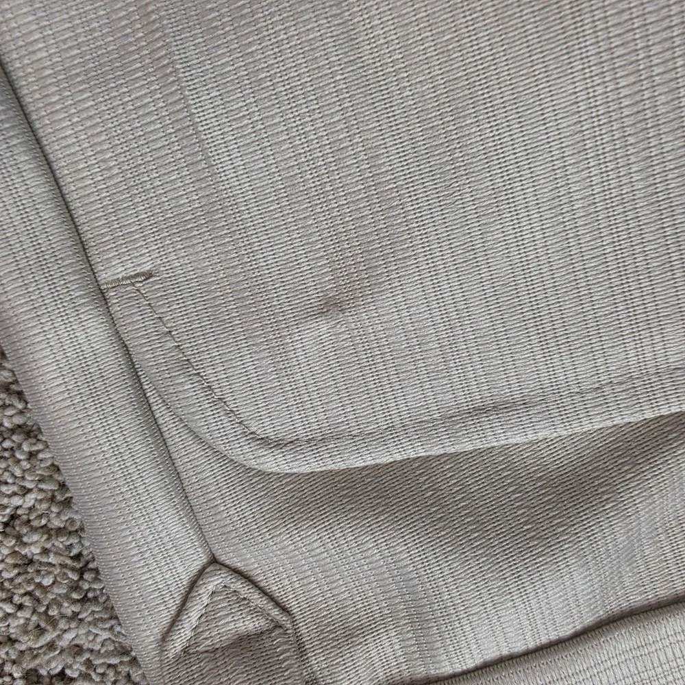 NEW Patrini Couture Dress Pants Mens 36x32 Cream Textured Western Retro Formal